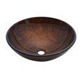 thumbnail image 1 of Dawn Kitchen GVB86088-1R Forme de Lavabo en Verre Trempé-Rond, 1 of 1