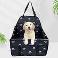 thumbnail image 3 of Asiento elevador para mascotas Yuyangstore Plegable Duradero para perros pequeños/medianos Gatos Portador de viaje Blanco negro, 3 of 8