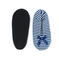thumbnail image 3 of CTM  Striped Ballerina Slipper House Shoe by Wootie (Women), 3 of 4