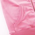 thumbnail image 6 of Baqcunre Womens Jacket Women Hooded Sweatshirt High Waisted Appear Thin Jacket With Pockets Womens Coats Fall Outfits Pink L, 6 of 9