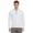 White, variant on Apparel CGM540 Reflective Stitch 1/4-Zip-Magnetic Blue-XL