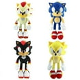 thumbnail image 4 of 2024 NUEVO 33cm Dibujos animados Sonic Hedgehog Shadow Super Sonic Peluche de juguete Ultra suave Material seguro Regalo de cumpleaños popular para niños, 4 of 5
