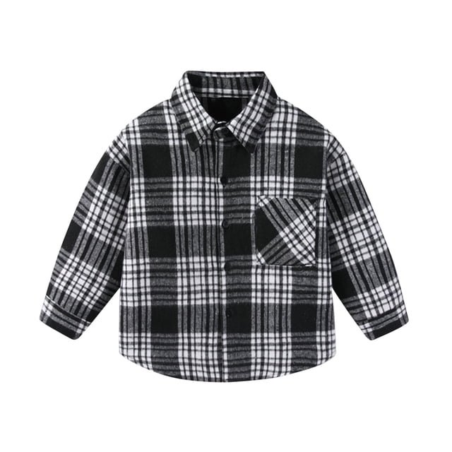 COM1950s Chemise à Manches Longues Col Rabattu, Veste Décontractée à Capuche pour Garçons