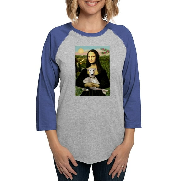 CafePress - Mona & Whippet Long Sleeve T Shirt - Womens Baseball Tee