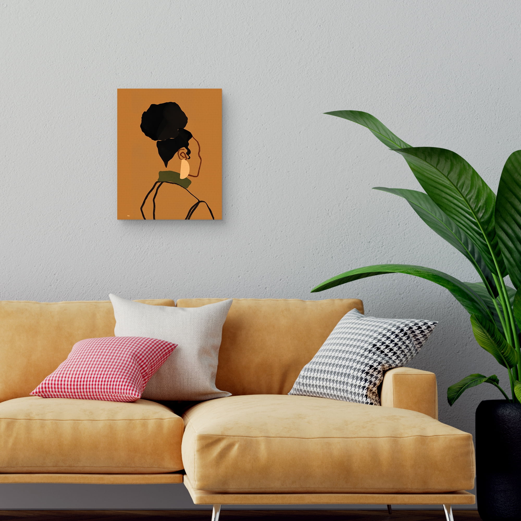 Gina by Bria Nicole Canvas Art Print