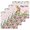 Pink, variant on Easter Kitchen Dish Towels for Drying Dishes Set of 3, Spring Watercolor Bunny Eggs Flower Leaf Wooden Grey Waffle Weave Microfiber Hand Tea Bathroom Towels Quick Dry & Absorbent Towel 12x12