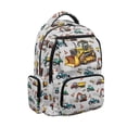 thumbnail image 2 of Yuyamidu Construction Truck Backpack for Boys 4-6 Toddler Kids Cartoon School Bag Waterproof Lightweight Bookbag with Padded Shoulder Straps for Kindergarten to 1st Grade Back to School Gifts, 2 of 8