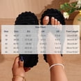 thumbnail image 3 of Byworldtasic Women's Cozy Flip-flops Slippers Crossbands Memory Foam Soft Plush Lined Non-Slip Indoor Outdoor Open Toe Shoes, 3 of 9