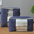 thumbnail image 3 of Travelwant Foldable Comforter Storage Bag, Large Organizers for Blankets, Pillow, Quilts, Linen, Storage Containers with Thick Fabric, Sturdy Zipper, 3 of 7