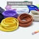 thumbnail image 3 of Guardurnaity Cordones elásticos para zapatos, hebilla de presión, banda de goma, cordones deportivos, 1 par Accesorios de calzado Azul marino, 3 of 6