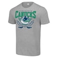 thumbnail image 2 of Men's Starter Heather Gray Vancouver Canucks Team Logo Graphic T-Shirt, 2 of 3
