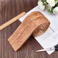 thumbnail image 3 of 90.5x3.46In Self Adhesive Molding Trim Vintage Brown XPE Peel and Stick Wallpaper Border 3D Printing Wall Edging Foam for DIY, 3 of 9