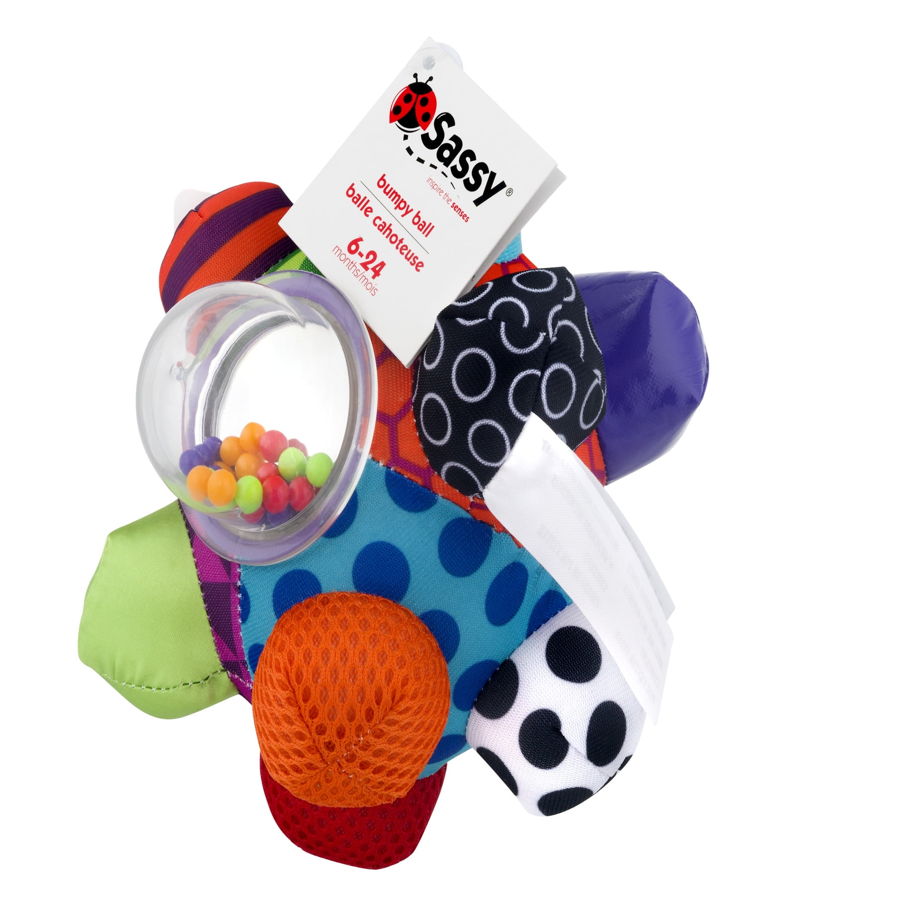 sassy developmental bumpy ball