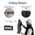 thumbnail image 5 of Flash Furniture FLASH MOUNT Tilt TV Wall Mount with Built-In Level - Fits most TV's 32" - 55" (Weight Capacity 120LB), 5 of 14