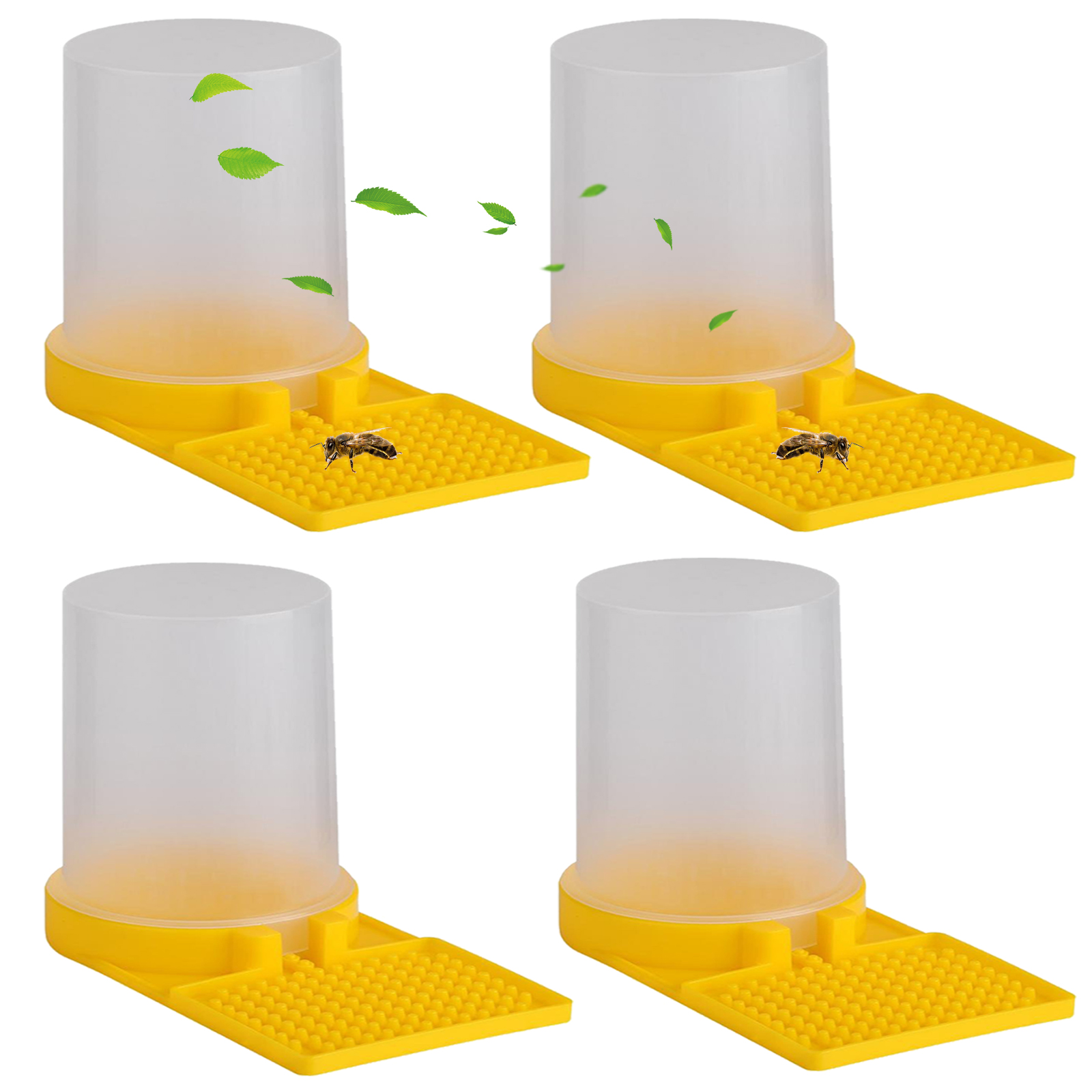 4 Pack Bee Waterer, Bee Feeder Bee Water Feeder Bee Watering Station Bee Feeders for Outside