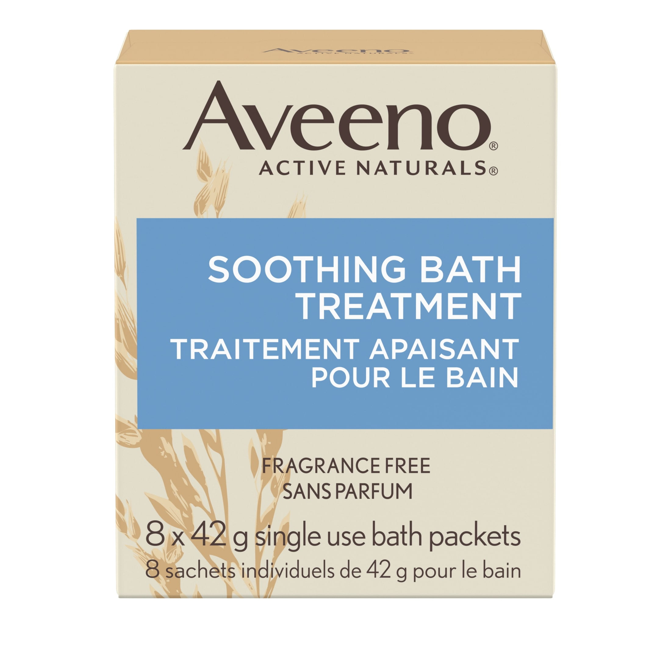 Aveeno Soothing Bath Soak for Eczema, Natural Colloidal Oatmeal, 8 ct