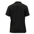 thumbnail image 5 of Men's Vintage Bowling Shirt Short Sleeve Button Down Summer Beach Shirts Black 2XL, 5 of 6