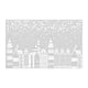thumbnail image 1 of Calcomanía para ventana con diseño navideño, calcomanía para vidrio, decoración para cocina, hogar, escena callejera, calcomanía para, 1 of 8