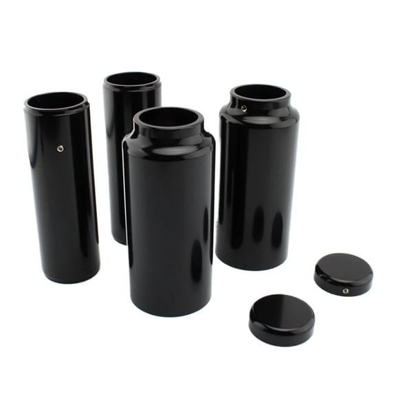 6PCS Motorcycle Fork Cover Cap Set Aluminum For Harley-Davidson Softail Breakout Fxbr Fxbrs 2013-2017 Black