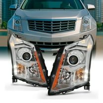 AKKON - For 2010-2016 Cadillac SRX Factory Style OE Replacement Halogen Type Headlight Lamp Driver and Passenger Side Pair