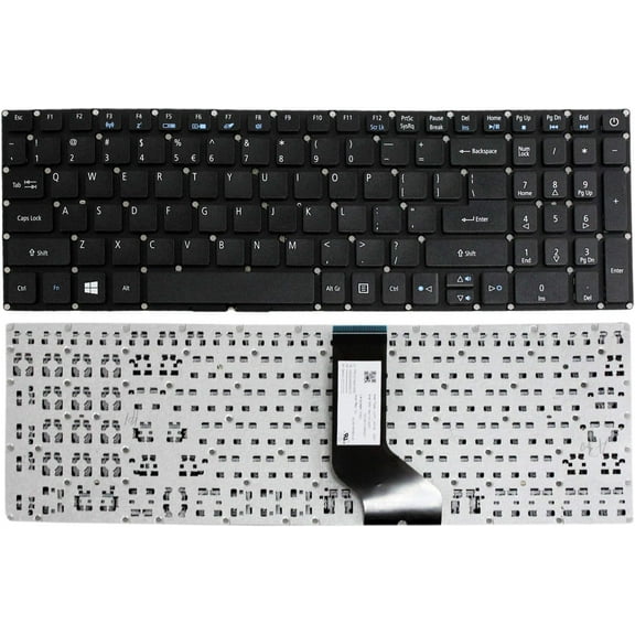 New US Black Laptop English Keyboard (Without Frame) Replacement for Acer Aspire 5 A517-51 A517-51G A517-51G-52LB A517-51G-55G9 A517-51G-52RE