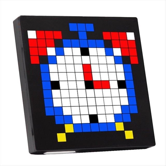 Luz LED de 32 X 32 Píxeles, Control Inteligente por Aplicación, Pantalla Programable, de Fotos con Animación de Texto, Luz de Regalo.