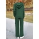 thumbnail image 2 of Conjunto Deportivo Mujer PRETTYGARDEN Sudadera con Capucha y Pantalones Cargo Verde XL, 2 of 8