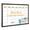 Calendar Whiteboard, variant on Dry Erase Calendar 24"x18", Monthly White Board Calendar Double-Sided Magnetic Whiteboard Calendar Dry Erase for Wall with Eraser Markers and Magnets, Black Aluminium Frame