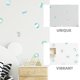 thumbnail image 3 of NUOLUX Stickers Pared De PVC Para De Acuarela Ideales Para Dormitorios Y Baños, 3 of 8