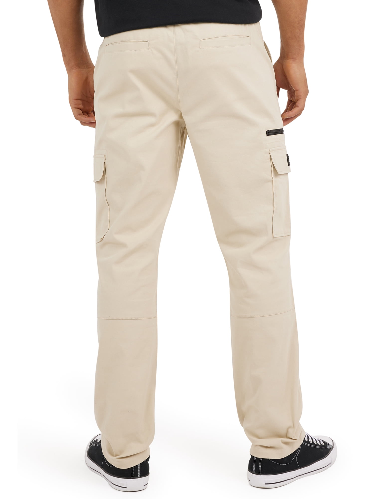Dogg Supply by Snoop Dogg Men's Big Men's Pull On Elastic Waist Cargo Pants, Sizes XS-3XL