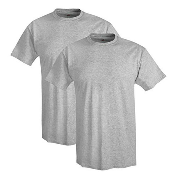 Hanes - Hanes Men's 2 Pack Short Sleeve X-Temp T-Shirt - Light Steel ...