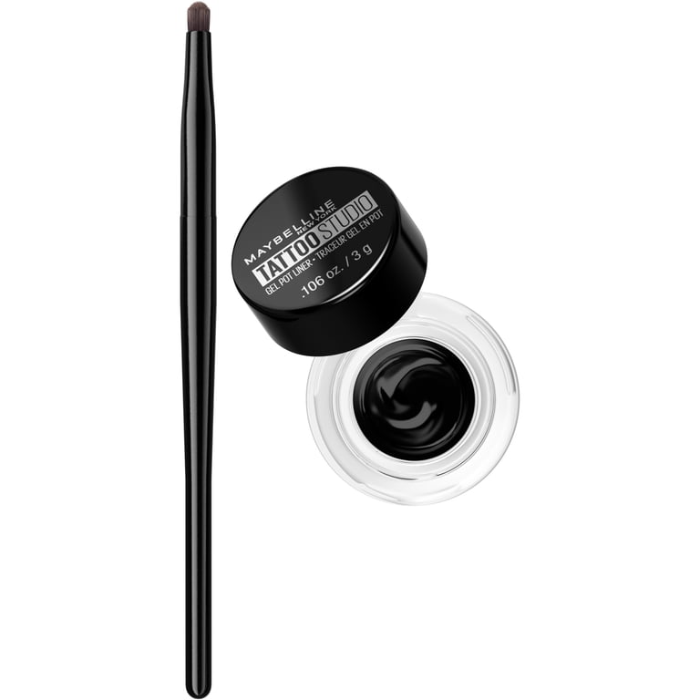 Maybelline, Eyestudio Lasting Drama Gel Liner, 0.11 oz, Blackest