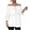 #105-White, variant on Women Striped V-Neck Ruffle Flutter Sleeve Dresses, Loose Casual Dresses with Bow Accent, Summer Fashion Dresses for Vacation Daily Wear Gifts