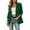 Green, variant on Women's Open Front Blazer Jacket Long Sleeve Lapel Casual Sophisticated Lightweight Office Jacket Loose Fit for Work and Leisure Black,M