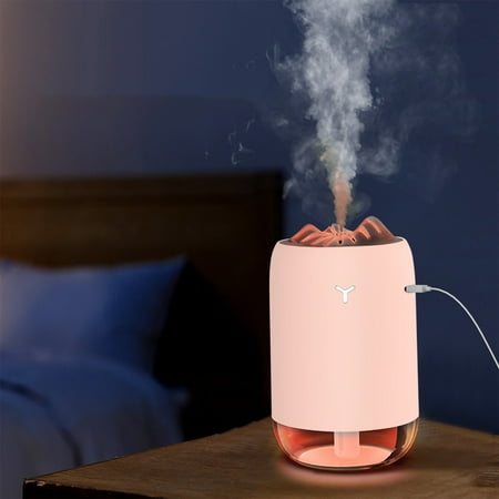 

Quiet Ultrasonic Humidifier Essential Oil Diffuser Desktop Bedroom Office Vehicle Mounted Dormitory Usb Humidifier Aromatherapy Machine Small Atomizer