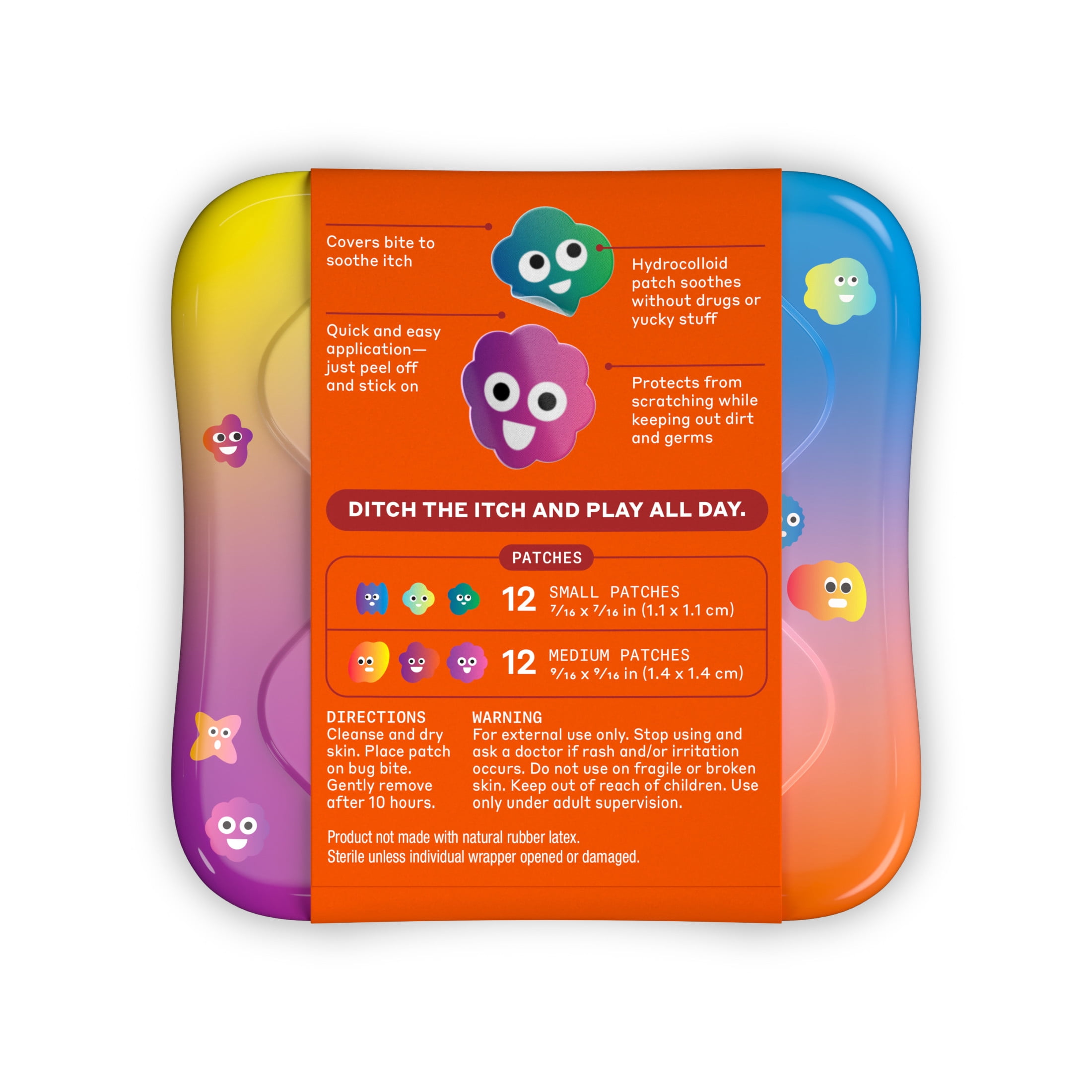(3 pack) Welly Bug Bite Relief Patches 24ct