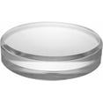 thumbnail image 1 of CiaoHER 1in Thickness Beveled Acrylic Disc Display Block Clear Polished Round Pedestal Stand Riser (1pack 8'' disc), 1 of 4