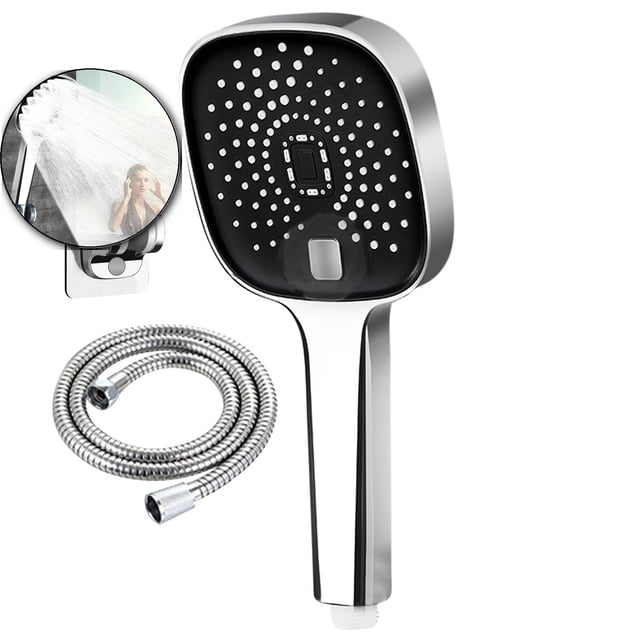 Dvruxg High-Pressure Shower Head with Handheld Combo | Filtered Shower Head for Hard Water | Adjustable Shower Heads with Hose and Holder | Perfect Shower Experience