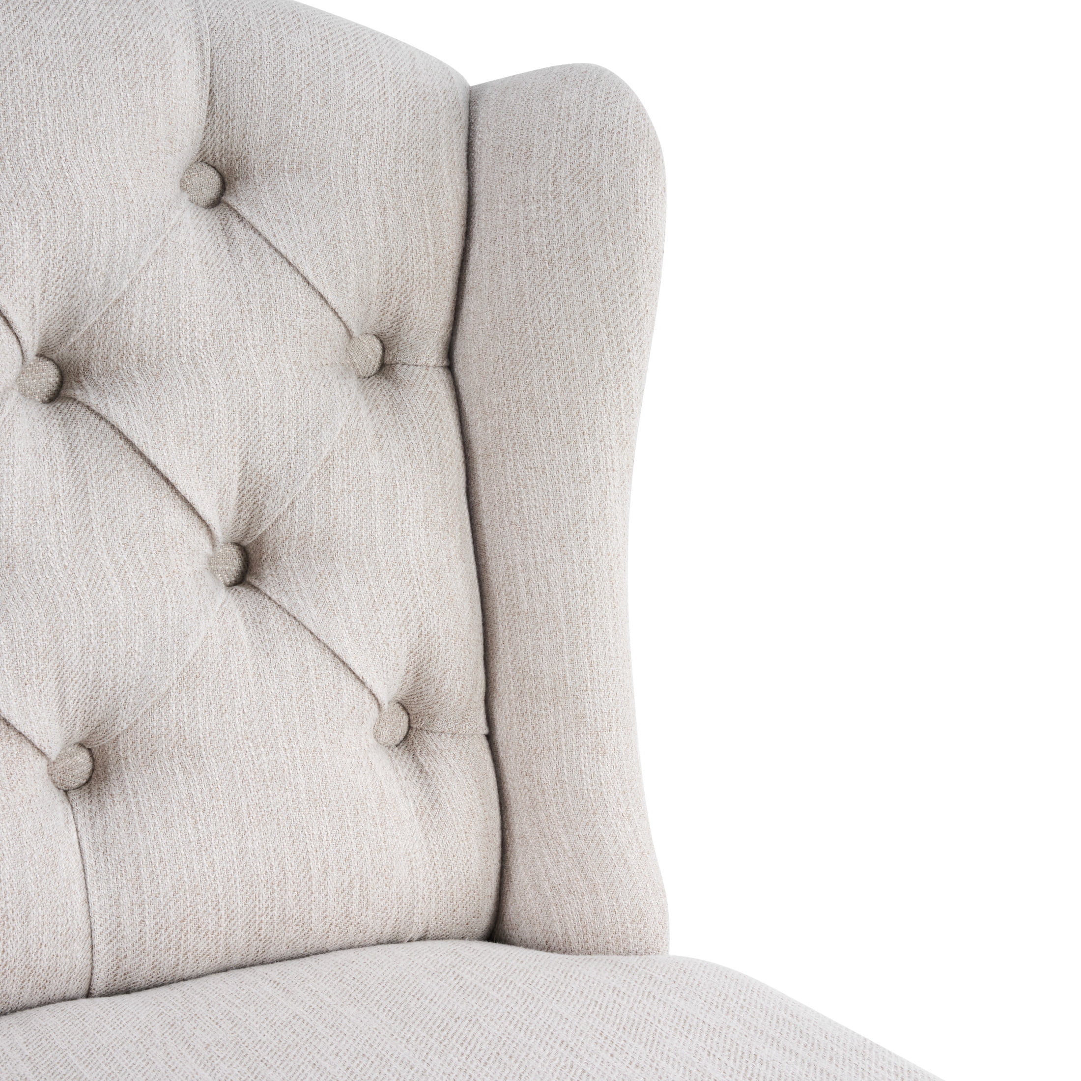 Christopher Knight Home 41"H Contemporary Tufted Wingback Counter Stools Set of 2, Beige