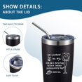 thumbnail image 2 of I Don''T Care,Funny Coffee Travel Mugs,20 Oz Stainless Steel Vacuum Tumbler,Travel Coffee Mugs,Birthday Gifts (Black), 2 of 6
