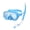 Blue, variant on Professional Adult Snorkeling Gear Set Leakproof Diving Mask and Dry Top Snorkel for Underwater Swimming Exploration