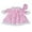 Light Pink, variant on Large 23 Inch Decorative Porch Goose Sculpture with Seasonal Outfit for Home Garden and Yard Holiday