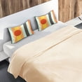 thumbnail image 5 of Yayeee Pillowcase Standard Size Set of 2 Satin Wrinkle Resistant Pillow Case, Stripes and Circle, 5 of 7
