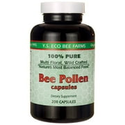 Ys organic bee farms - bee pollen 500 mg. - 200 capsules