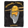 thumbnail image 4 of Gudetama Seriously... I Can't Fleece Super Plush Throw Blanket 46" x 60" (117cm x 152cm), 4 of 5