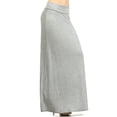 thumbnail image 2 of Women's Trendy Style Solid Maxi Long Skirt High Waist Waistband Relaxed Fit, 2 of 5