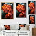 thumbnail image 4 of Designart "Vibrant Scarlet Underwater Garden I" Coastal Coral Under Water Canvas Art Print, 4 of 7