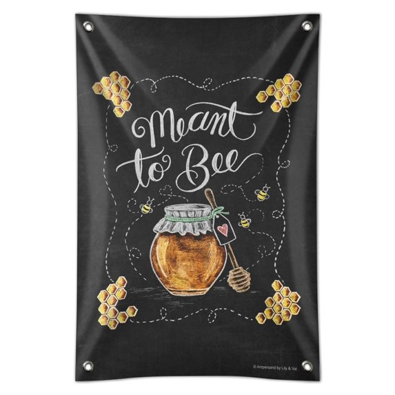 Meant to Bee Honey Pot Love Home Business Office Sign