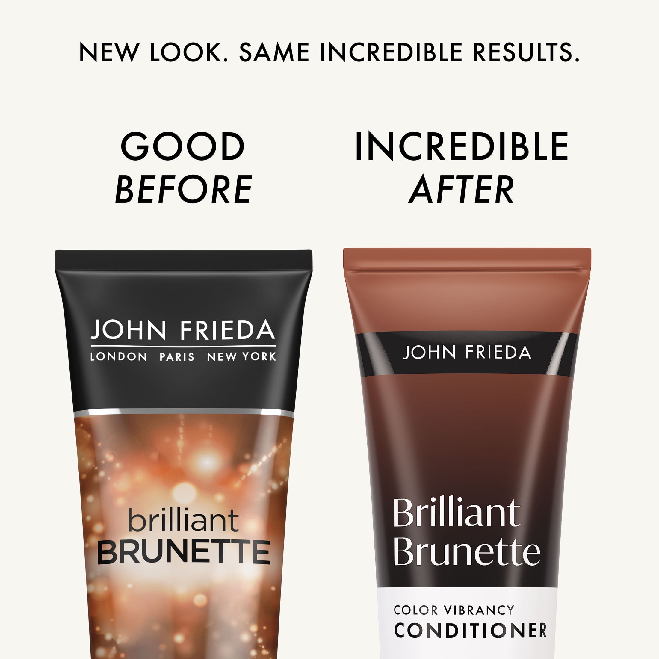 John Frieda Brilliant Brunette Color Vibrancy Conditioner, Brown Hair Conditioner, 8.45 fl oz