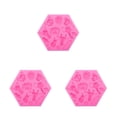 thumbnail image 3 of Decodeary Animals Mould Baking Fondant Birthday Cake Decorating Kitchen Tools Pink 3Set, 3 of 6